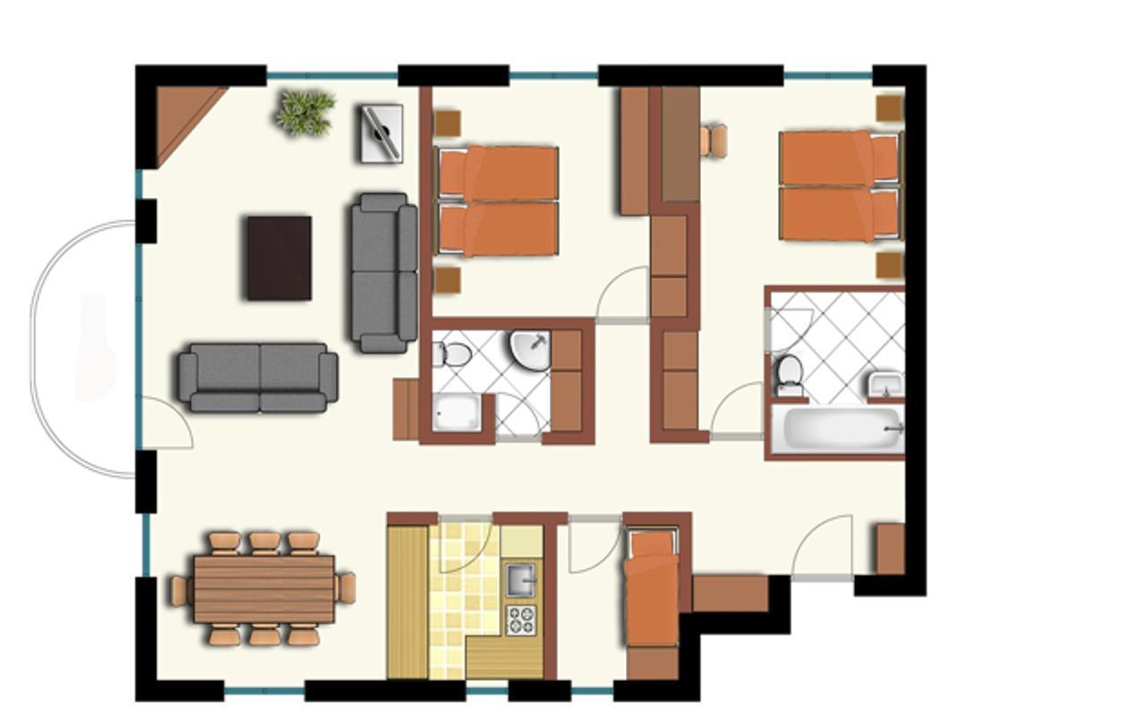 Апартаменты Adrisa 11 Санкт-Мориц Экстерьер фото